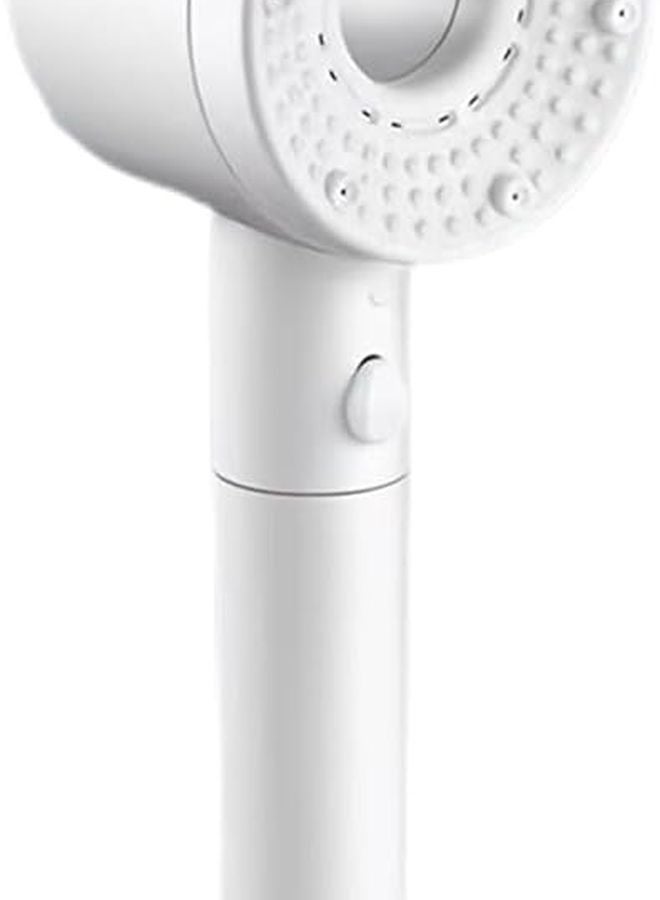 High Pressure ABS Shower Head With 5 Spray Modes Pause Switch Water Saving White - Image 2
