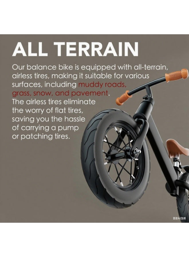 دراجة توازن للأطفال من 2 إلى 8 سنوات - دراجة أطفال 20 إنش بدون دواسات، هدية عيد ميلاد ولعب تعليمية للصبيان والبنات - دراجة هوائية لتعليم الركوب في الهواء الطلق - Image 2