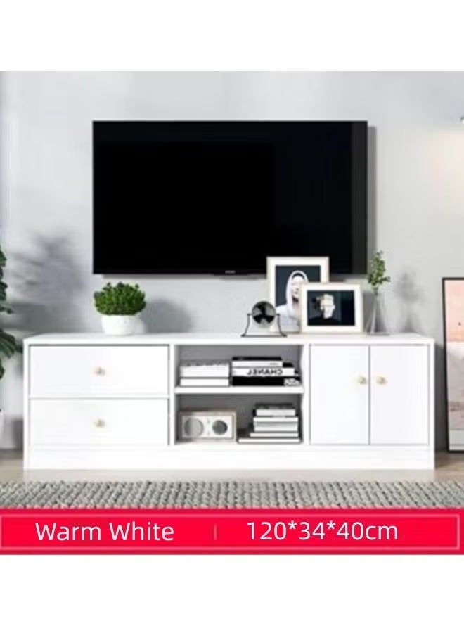 CityRiya-Long TV Cabinet, TV Stand, TV Combination Cabinet, Universal Television Cabinet Stand, White TV Table with Drawers, Background Storage Stand Table, TV Media Console Table for Living Room, Bedroom, Entertainment Center for TVs up to 50 55 60+ inch TVs - Image 2