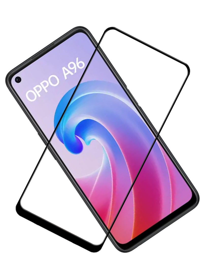 ACLIX Antistatic ESD Dustproof Premium Quality High Definition Tempered Glass Screen Protector Designed For Oppo A96 - Image 1