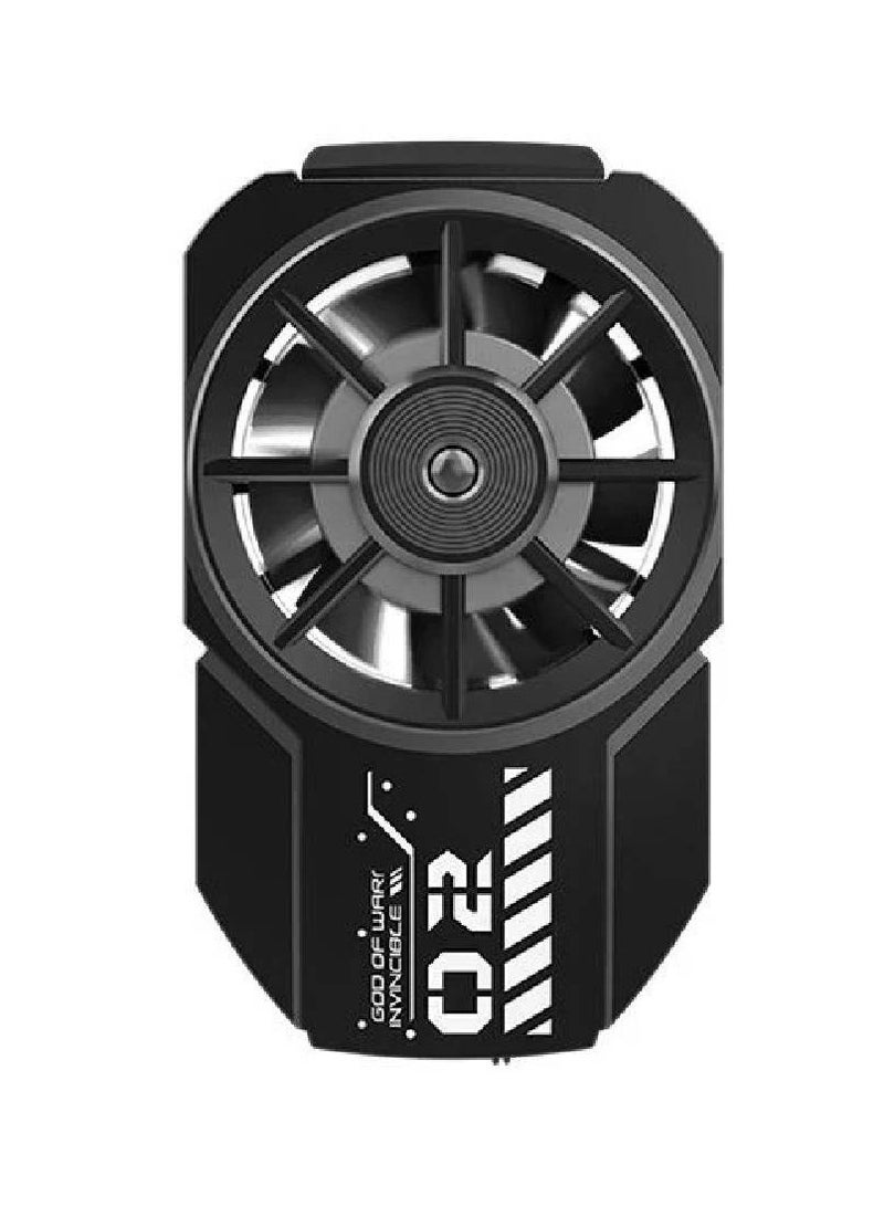 FLA2 Mobile Phone Cooler Cooling Fan Radiator With Colourful Lights,Semiconductor Mobile Phone Cooling Wired Radiator  - Image 1