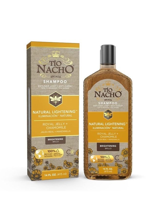 Tio Nacho Natural Lightening and Volumizing Shampoo with Royal Jelly and Chamomile, 14 Ounces  - Image 1