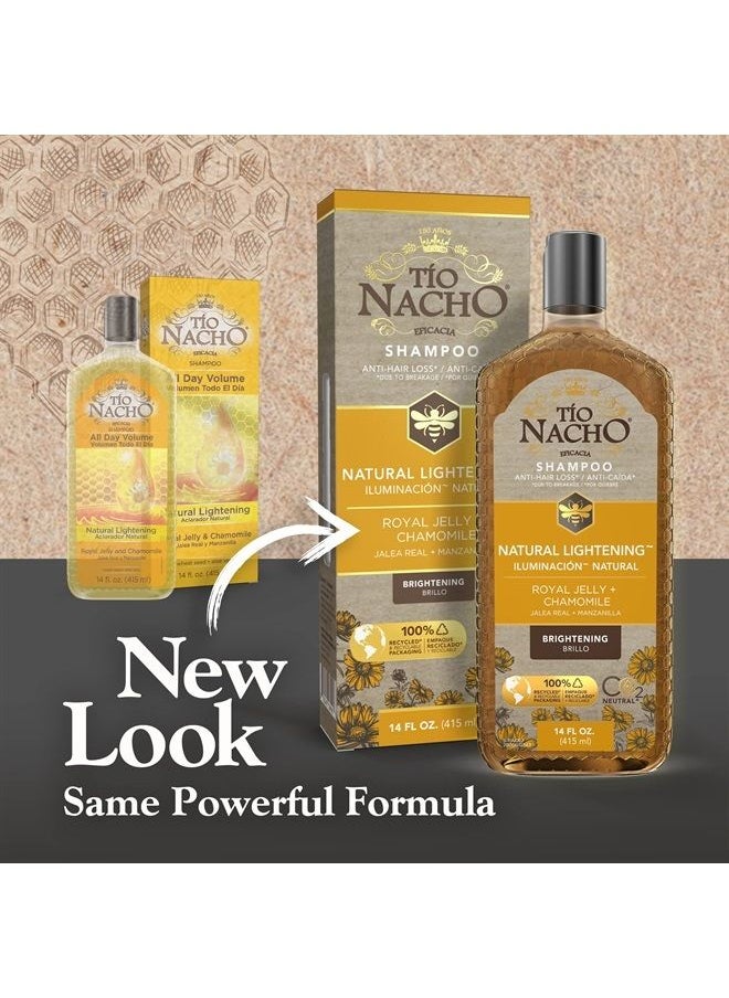 Tio Nacho Natural Lightening and Volumizing Shampoo with Royal Jelly and Chamomile, 14 Ounces  - Image 2