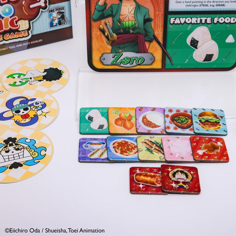 KESS One Piece: Luffyâ€™s Bento Panic Game for Players Ages 10 & Up, Playtime 30 Mins, Anime, Quick to Learn, Feasting Fun: Lunch is Served, with a Side of Panic - Image 3