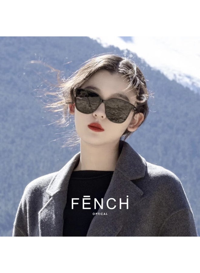 Fenchi Gm Sungl For Women, Large Frame, High-end Look, Slimming For Big Faces, Polarized Sungl For Men, Uv Protection, Driving Gl, Jacki - Image 3