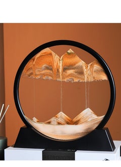 Generic 3D Home Furnishings Dynamic Flow Sand Painting Gold  - Image 3