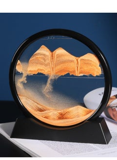 Generic 3D Home Furnishings Dynamic Flow Sand Painting Gold  - Image 4