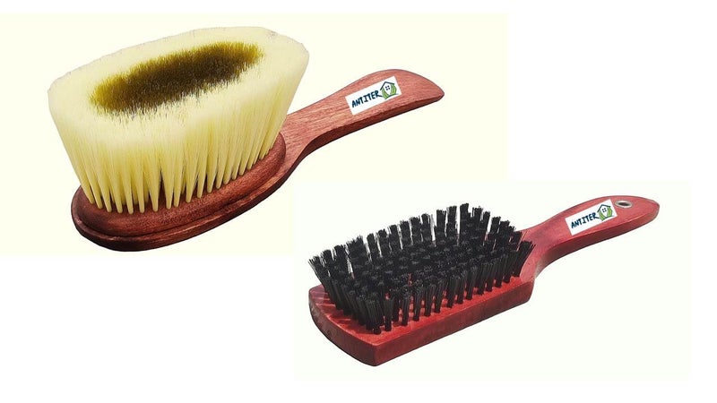 Antiter Multipurpose Cleaning Brush with Soft and Hard Bristles to Clean Carpet Cloths Blazers Car Seats Bedsheet Shoes Floor Tiles and Kitchen and Bathroom Cleaning