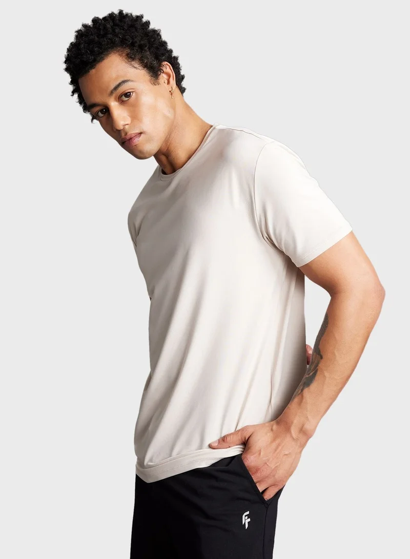 DeFacto Defactofit Standard Fit Crew Neck Short Sleeve T-S