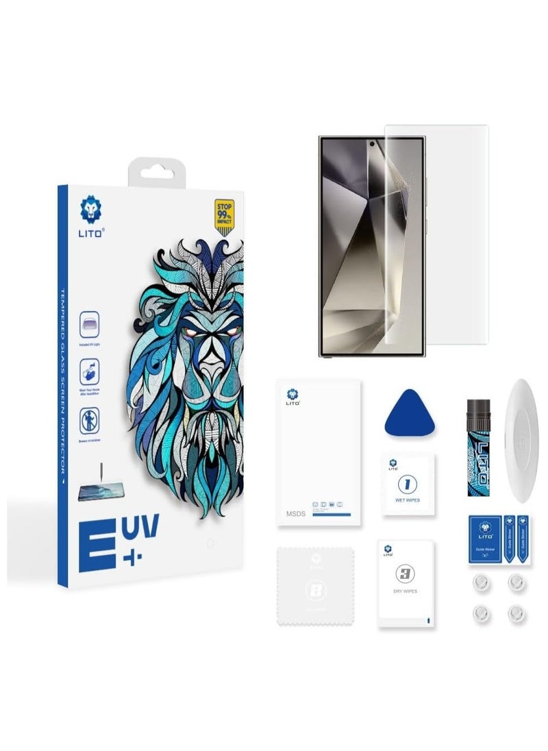 ليتو - واقي شاشة Lito Vivo V40 |V40 Pro 5G Premium UV Liquid Glue من الزجاج المقوى مع تغطية من الحافة إلى الحافة - Image 1