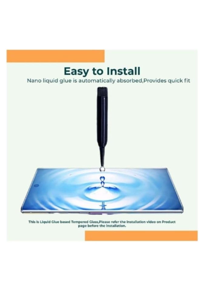 ليتو - واقي شاشة Lito Vivo V40 |V40 Pro 5G Premium UV Liquid Glue من الزجاج المقوى مع تغطية من الحافة إلى الحافة - Image 1