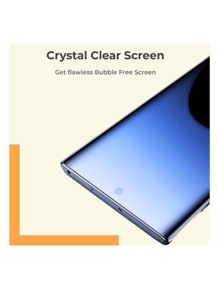 ليتو - واقي شاشة Lito Vivo V40 |V40 Pro 5G Premium UV Liquid Glue من الزجاج المقوى مع تغطية من الحافة إلى الحافة - Image 1