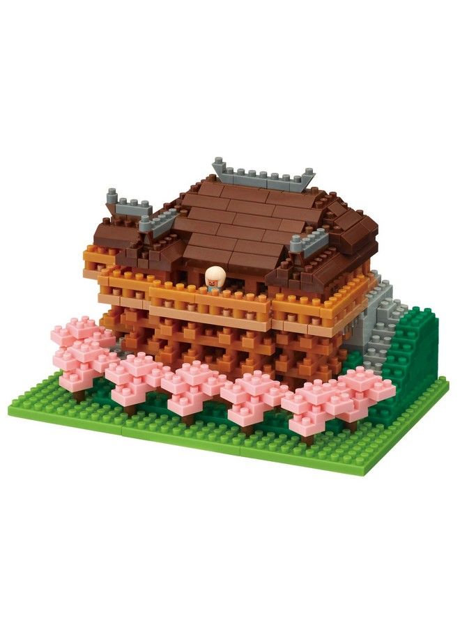 Nanoblock معبد كيوزو [المباني الشهيرة عالميًا] سلسلة معالم يجب رؤيتها مجموعة بناء - Image 5