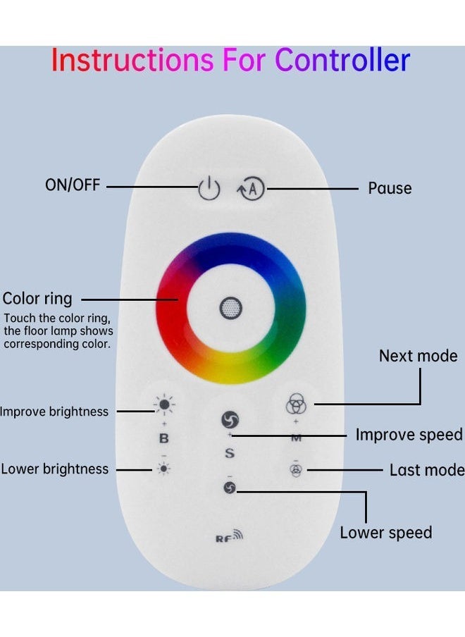 SUZBERRY Smart LED Corner Floor Lamp With Remote Control - Image 4