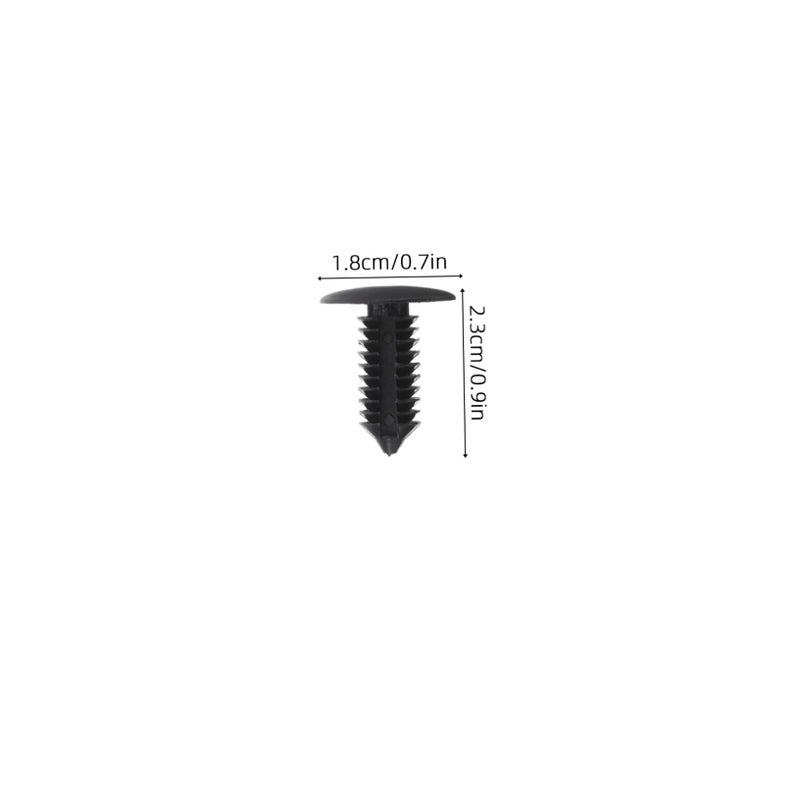 50 Pcs Black Plastic Car Roof Clips Auto Body Push Retainer Fasteners Easy Install - Image 3
