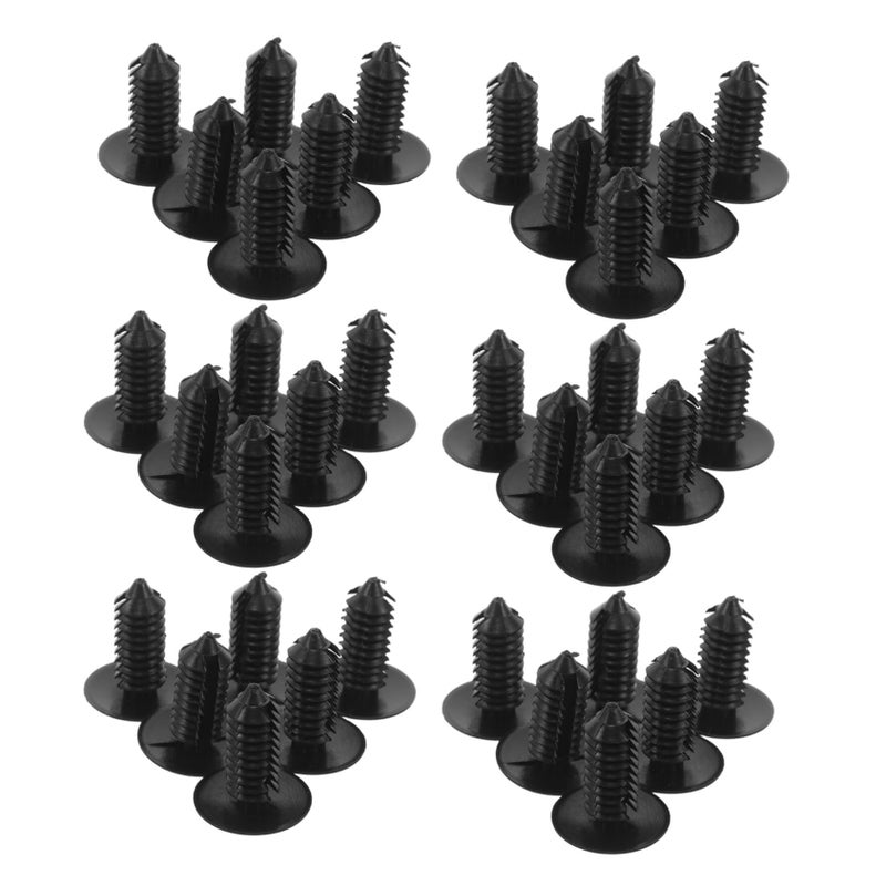 50 Pcs Black Plastic Car Roof Clips Auto Body Push Retainer Fasteners Easy Install - Image 2