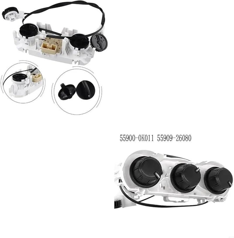 Toyota Hilux N70 05 11 Air Conditioner Control Unit Panel Switch 559000K011 - Image 4