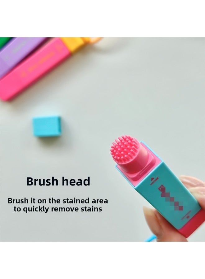 جيالف قلم إزالة البقع ثنائي الرأس للملابس (أزرق) - Image 4