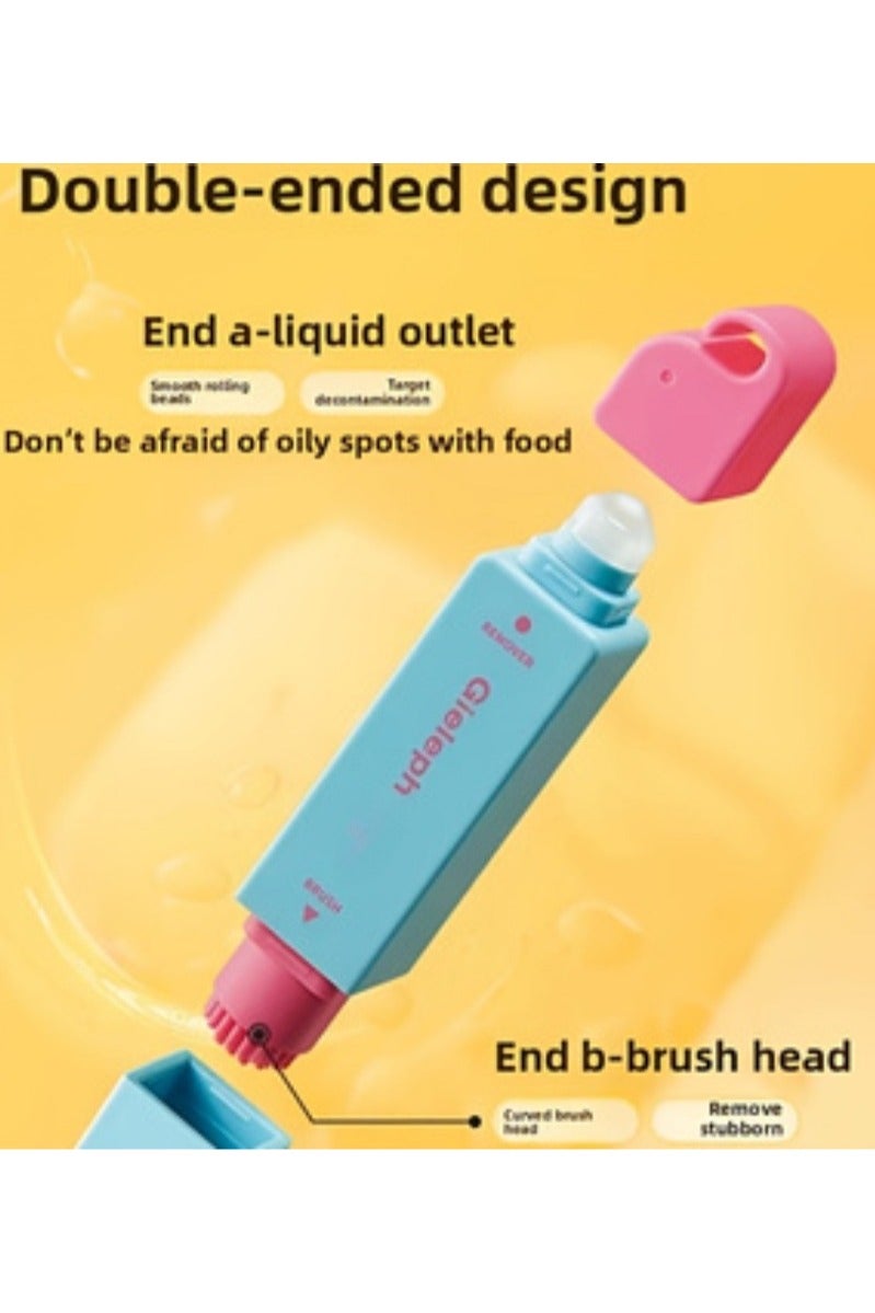 جيالف قلم إزالة البقع ثنائي الرأس للملابس (أزرق) - Image 2