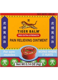 Tiger Balm TIGER BALM EXTRA STRENGTH,RED, 4 GM 
