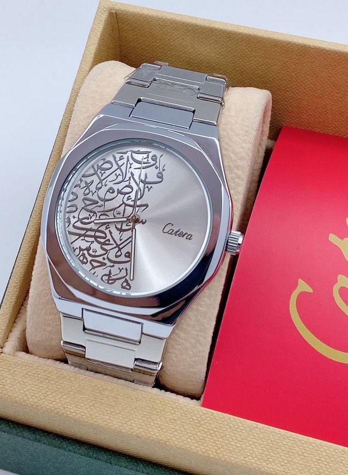 كاترك ساعة يد كوارتز مقاومة للماء بعقارب للرجال