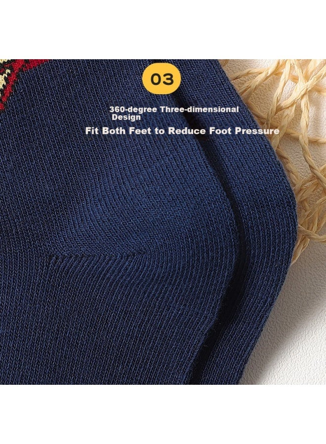 LANG SHA Langsha Children's Socks For Boys, Spring And Summer Cotton Socks, Comfortable Breathable Casual Sports Socks For Young, Middle-aged And Older Boys, Mid-calf Length - Image 5