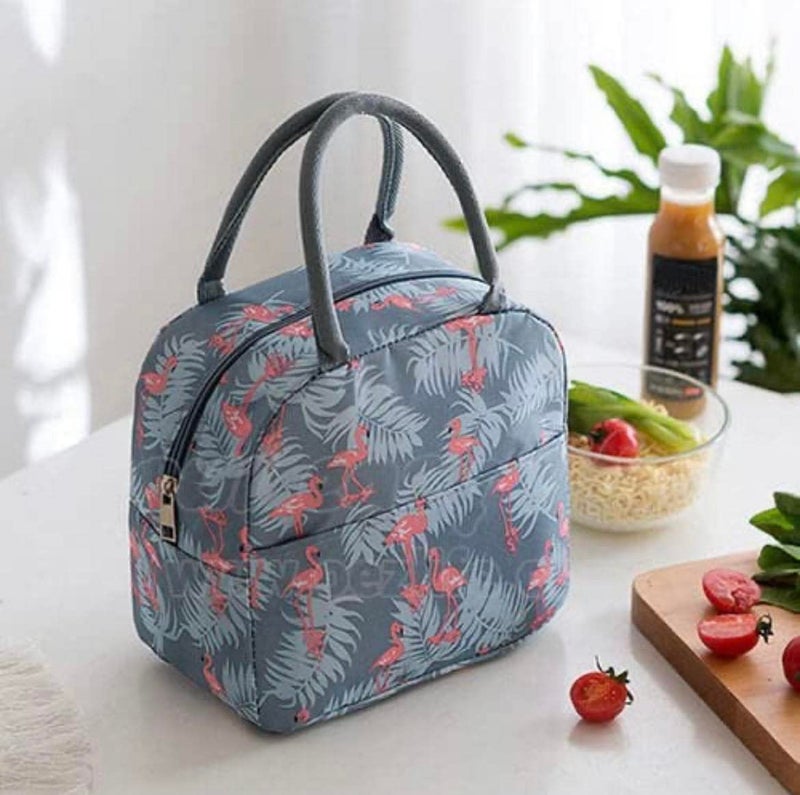 AT Ankit Traders Ankit Traders Aluminium Lining Thermal Insulated Lunch Bag Tote Lunch Bag for Work School and Office Upgraded Thermal Insulated Fashionable Lunch Bag for Office,School Picnic Travel(Pack of 1) - Image 2