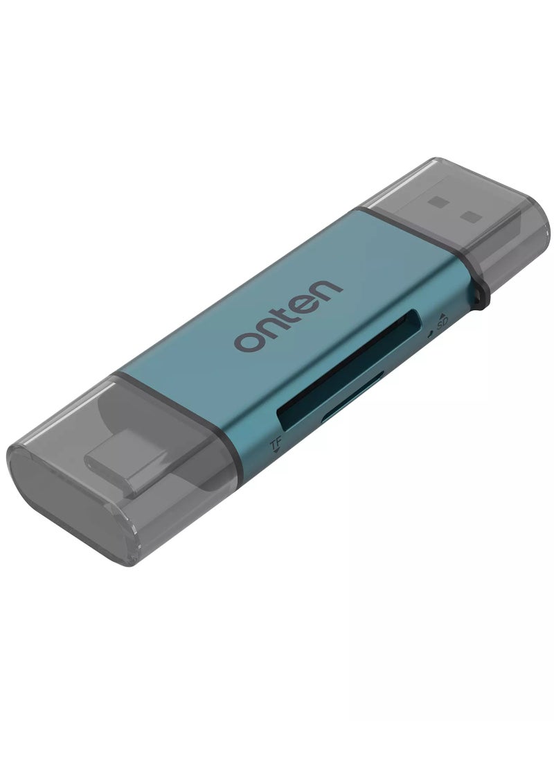 أونتن - CR532 USB، USB C 2 في 1 قارئ بطاقات SD2.0 /TF2.0 - Image 1