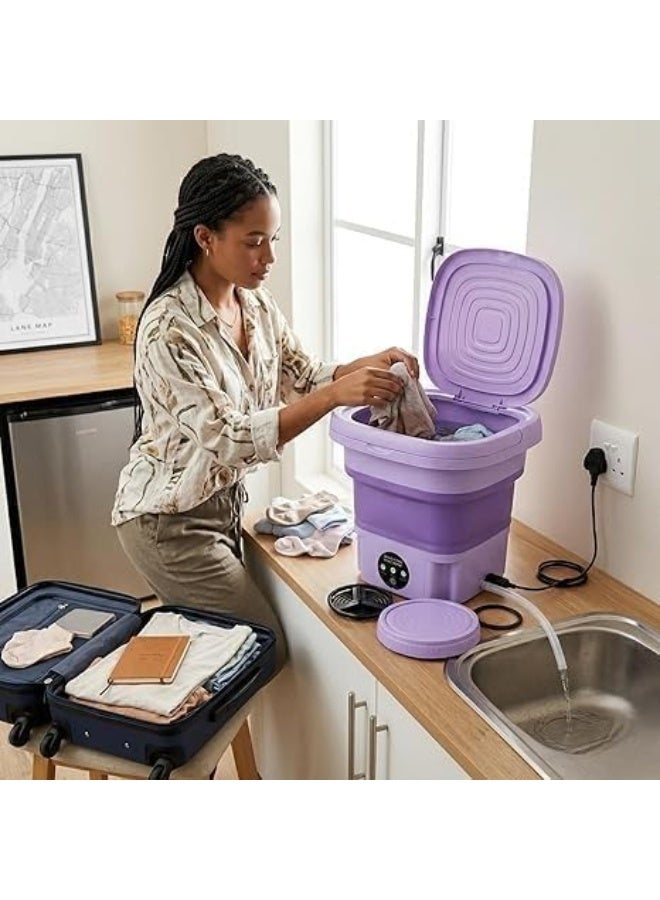 KH Mini Portable 2-in-1 Washing Machine – 12L Washing & Drying Capacity, Lightweight and Practical Design for Everyday Use and Travel KH - Image 2