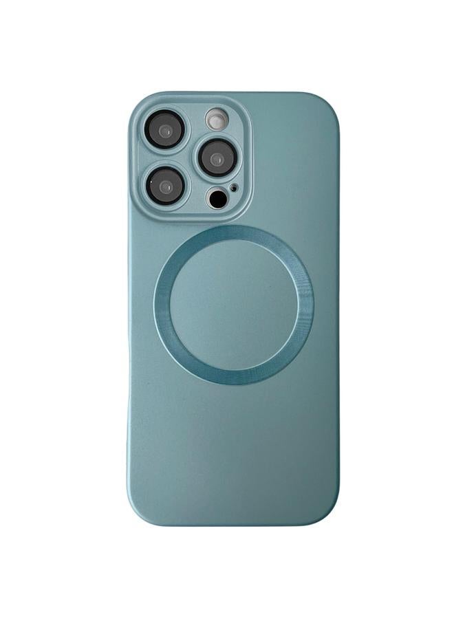 S-TOP Case For iPhone 16 Pro Max Metallic Paint CD Texture MagSafe TPU Phone Case - Image 1