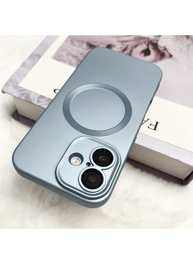 S-TOP Case For iPhone 16 Pro Max Metallic Paint CD Texture MagSafe TPU Phone Case - Image 2