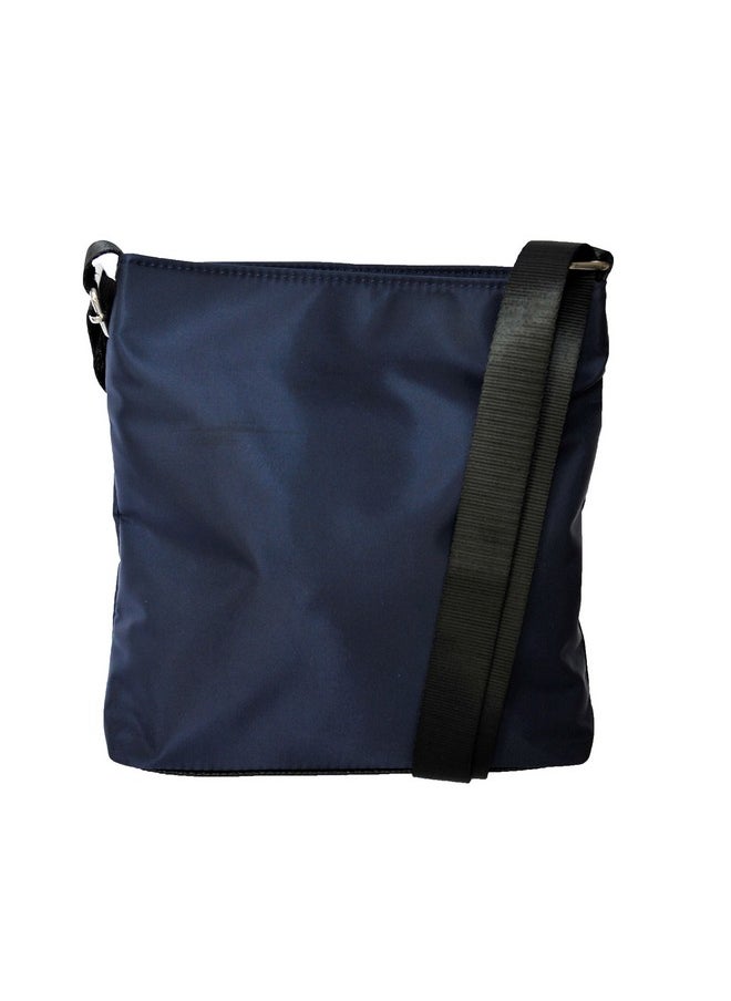 NAUTICA Womens Diver Nylon Small Crossbody Bag Purse With Adjustable Shoulder Strap Cross Body Indigo One Size Us  - Image 2