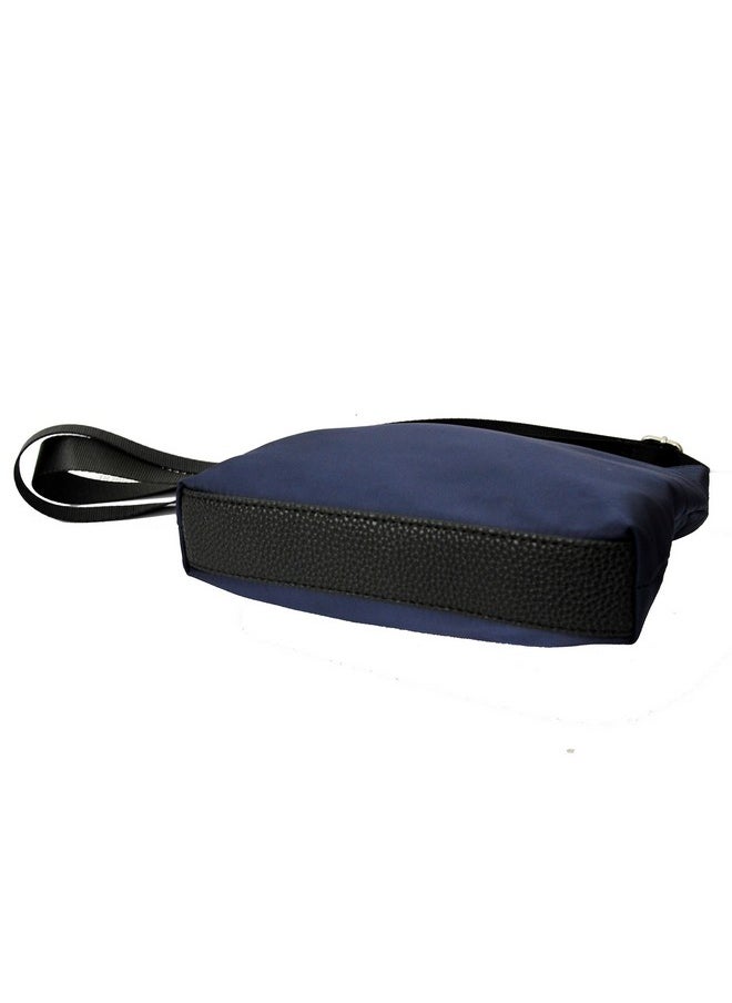 NAUTICA Womens Diver Nylon Small Crossbody Bag Purse With Adjustable Shoulder Strap Cross Body Indigo One Size Us  - Image 3