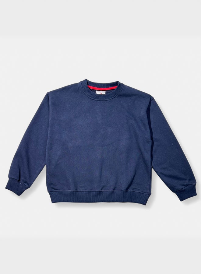 Kiddo Kids Unisex Essential Navy Sweatshirt