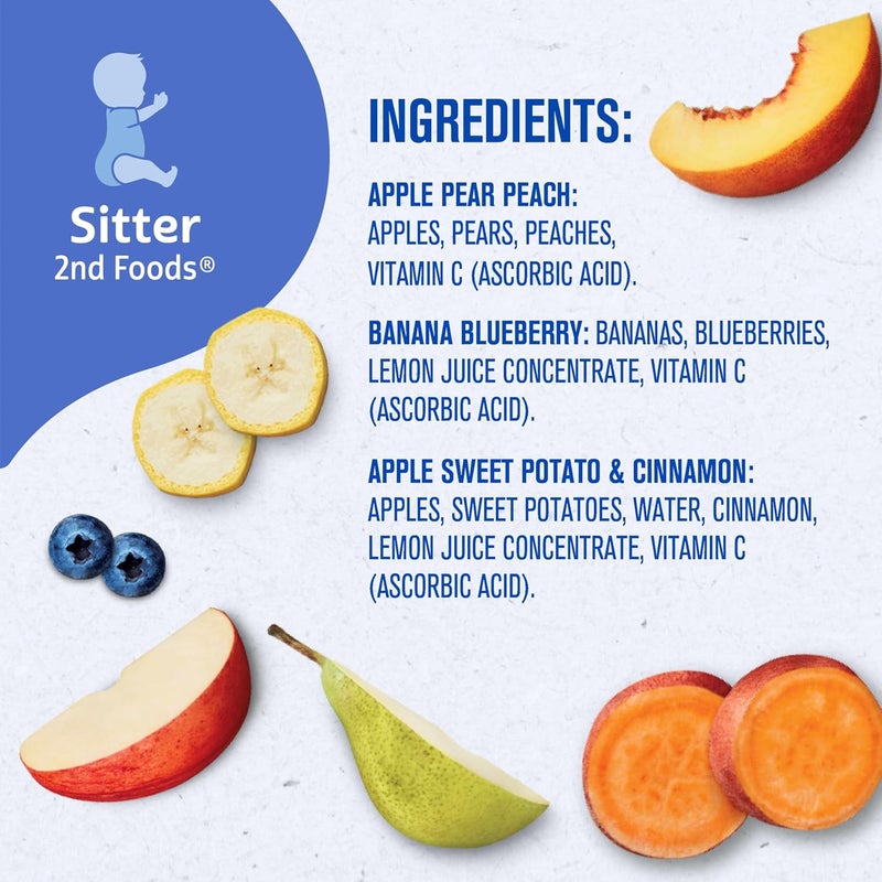 Gerber Toddler Fruit and Veggie Value Pack Baby Food Pouches - 9ct/3.5oz Each - Image 3
