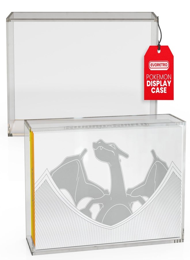 EVORETRO Acrylic Case Display for Pokemon TCG Ultra-Premium Collection Charizard Pack of 1 - Image 2