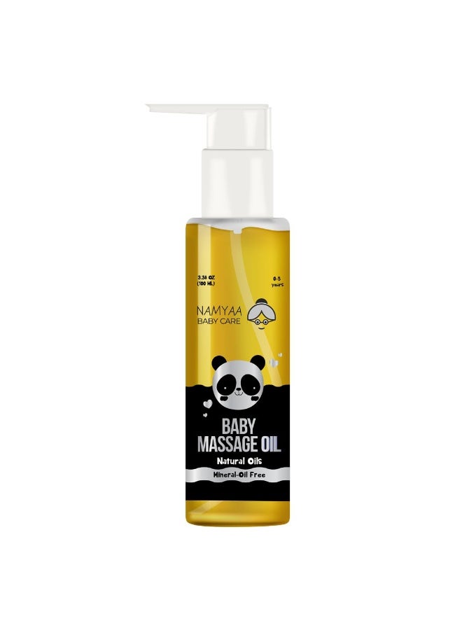 Namyaa Baby Massage Oil with Goodness of more than 10 oils | Calming and Soothing with Lavender, Chamomile, Almond Oil to Help Sleep and Nourish Skin (100ml each), Pack of 2 - Image 2