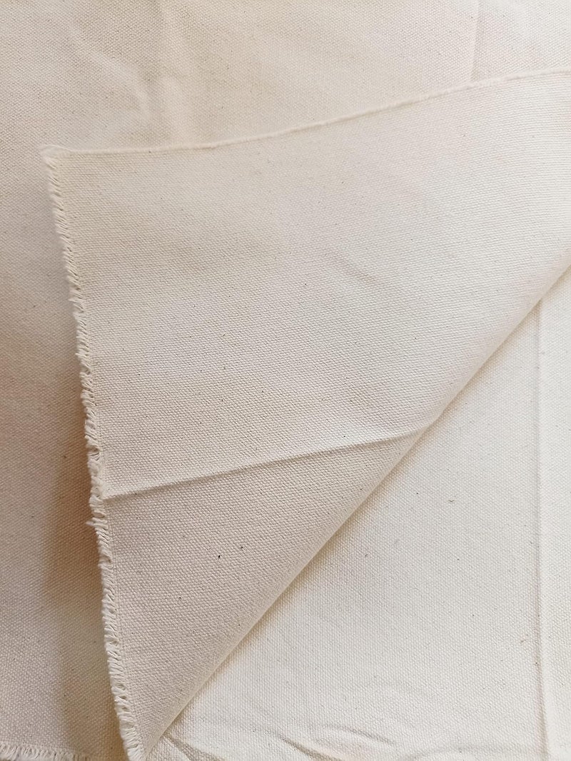 Generic 12ft6ft 17oz Duck Cotton canvas Fabric500gsmPaintingDIY Crafts Tent clothfor sewing bags Fine Quality Fabric from Guru Chhaya Enterprise  - Image 1