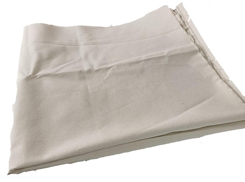 Generic 12ft6ft 17oz Duck Cotton canvas Fabric500gsmPaintingDIY Crafts Tent clothfor sewing bags Fine Quality Fabric from Guru Chhaya Enterprise  - Image 2