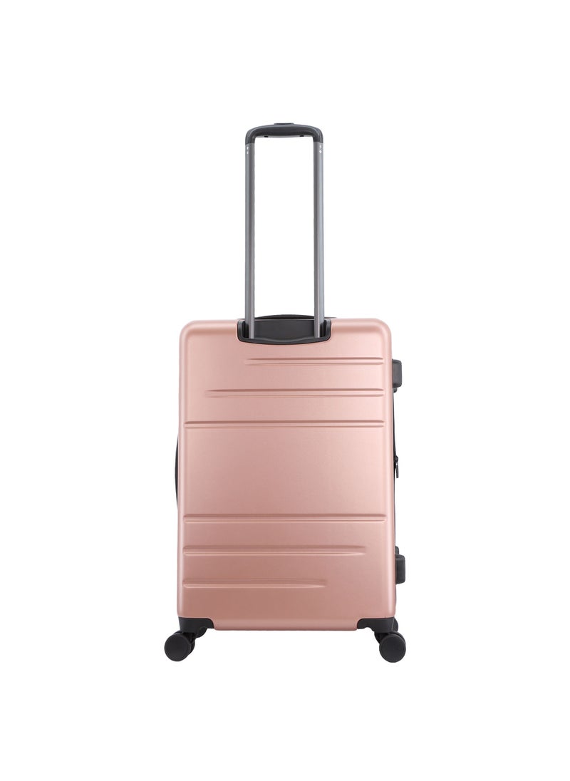 Discovery Patrol Hardside Check-In Medium Travel Suitcase, 100% PC Durable Ultra Lightweight Hard Shell Expandable Luggage, 4 Double Wheel, TSA Lock Trolley Bag Black (60 cm/24 Inch) Pink. - pzsku/Z9BBB2B3C0044B9BD0603Z/45/_/1727696952/10ed86e1-9ad4-4d8a-bfc7-a125ac8b6be9