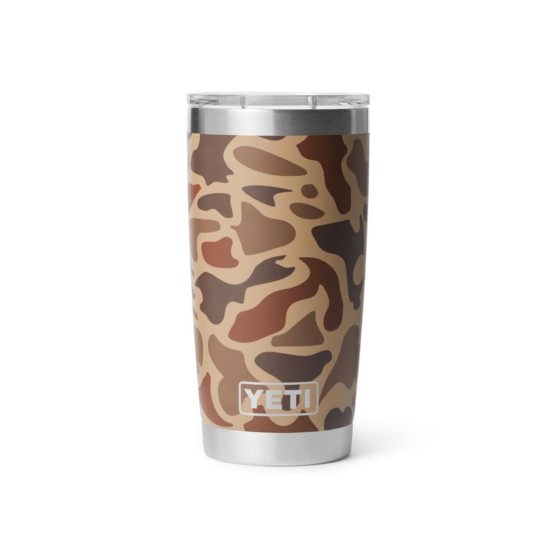 YETI Rambler 20 oz Tumbler  Stainless Steel  Vacuum Insulated with MagSlider Lid  Wetlands Camo - Image 3