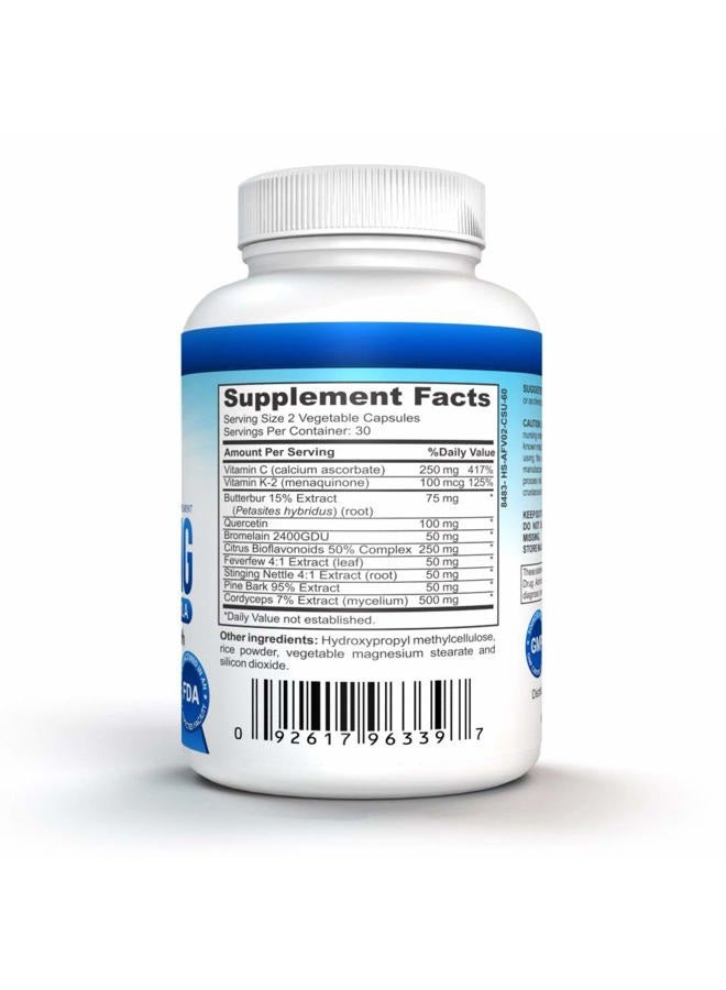 NutraPro White Lung by NutraPro - Lung Cleanse And Detox.Support Lung Health. Supports Respiratory Health. 60 Capsule - Made in GMP Certified Facility. - Image 5