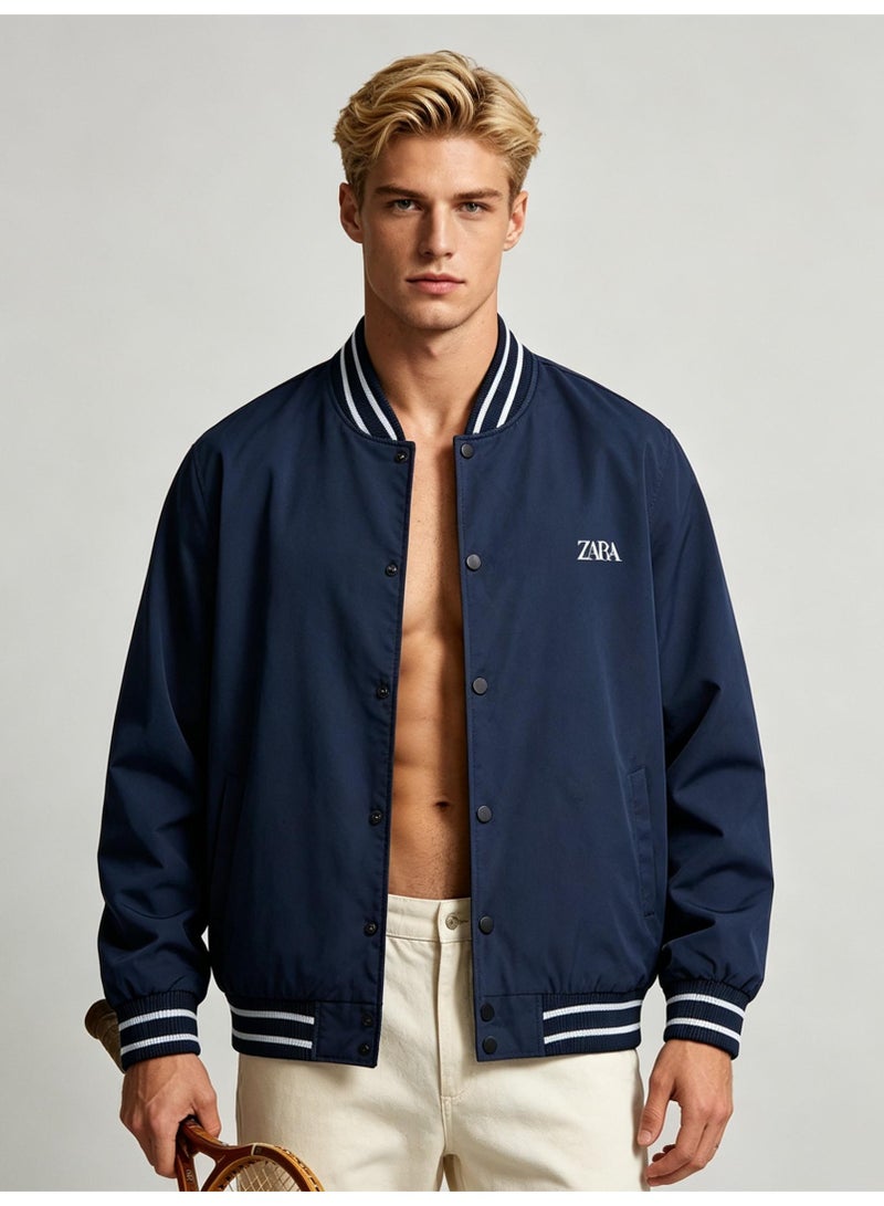 زارا ZARA men's and women's baseball uniform jackets - Image 2