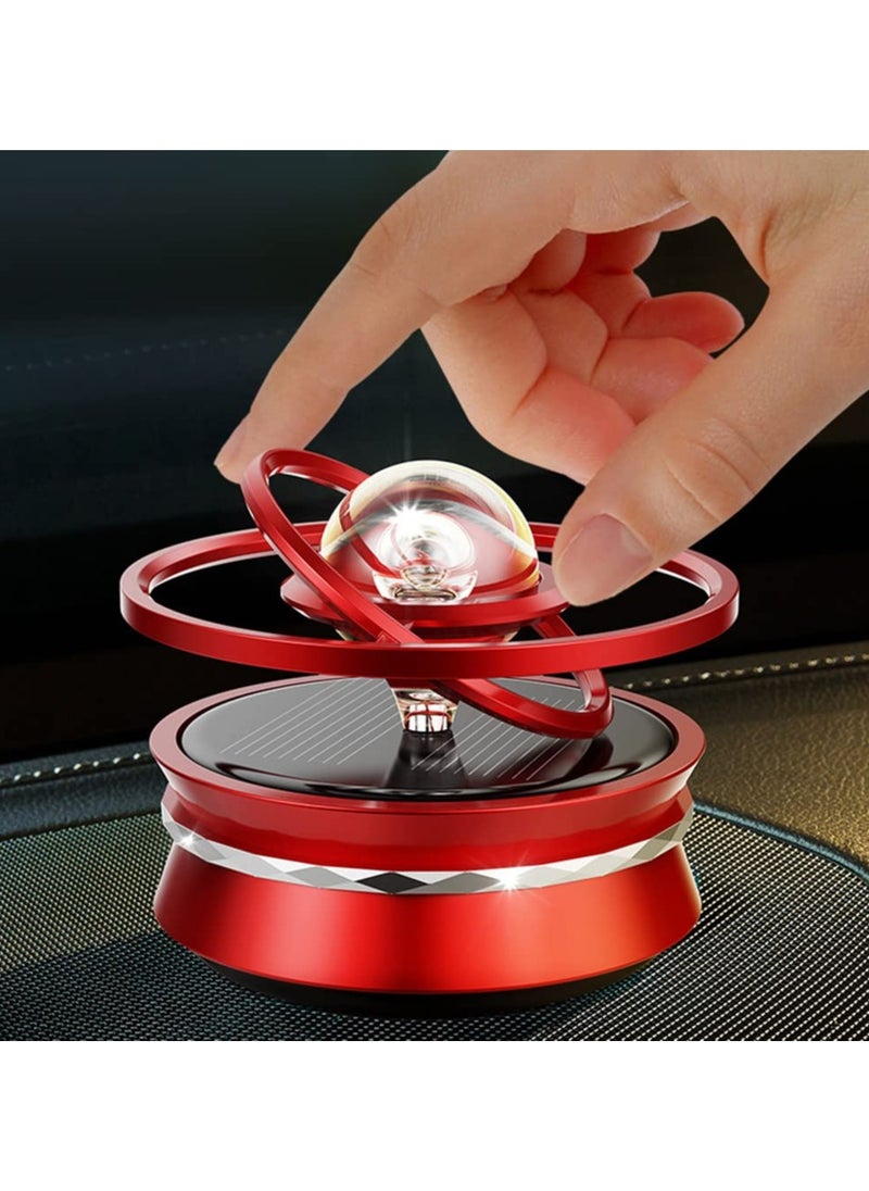 Generic - Car Aroma Diffuser, Solar Car Air Freshener, Car Aromatherapy Diffuser, Solar Rotating Car Essential Oil Diffuser, Car Air Freshener Diffuser, Natural Long-lasting Fragrance Aromatherapy - Image 1