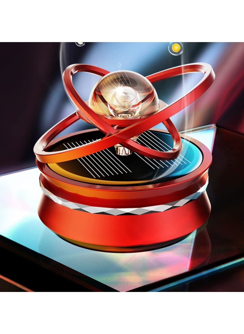 Generic - Car Aroma Diffuser, Solar Car Air Freshener, Car Aromatherapy Diffuser, Solar Rotating Car Essential Oil Diffuser, Car Air Freshener Diffuser, Natural Long-lasting Fragrance Aromatherapy - Image 1