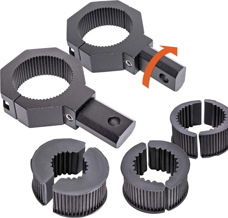 LAMPHUS Off-Road ATV UTV Light Bar Mounts Mounting Bracket Clamp Kits [1"/1.5"/1.75"/2" Inch] [360-Degree] [2 x Stud Size] Aluminium Unit Bull Roll Cage Clamps Mount - Image 1