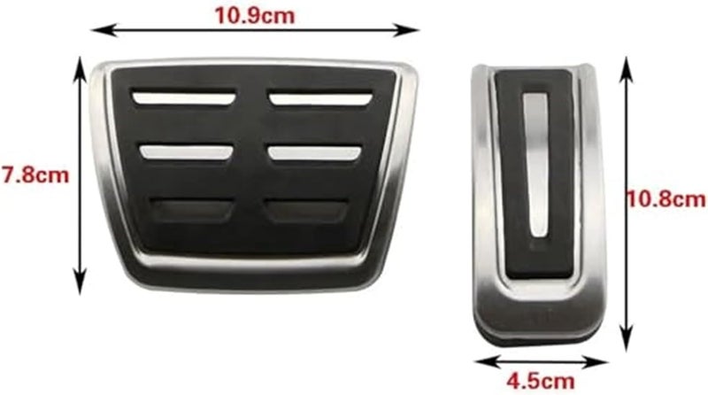 Wivplex Clutch and Brake Pedal Pad Set for Skoda Fabia - Image 5