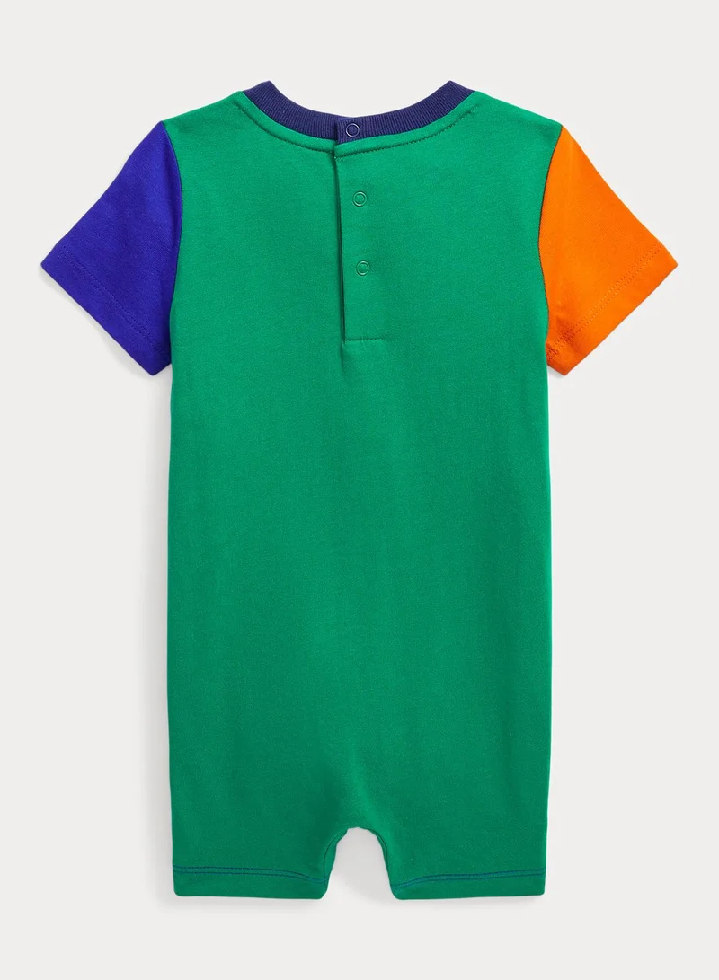 POLO RALPH LAUREN Infant Color Block Romper