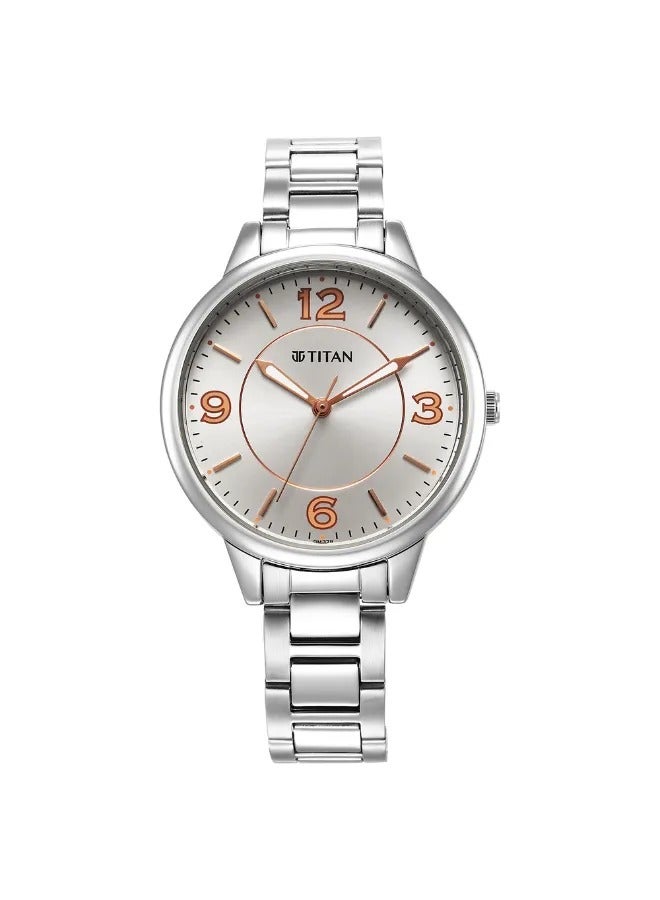 TITAN Women's Analog Round Shape Metal Wrist Watch - 2617SM07 - 43.5 Mm - Image 2