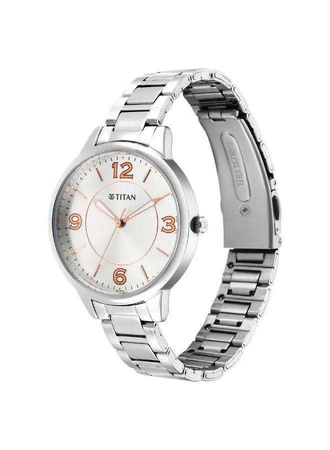 TITAN Women's Analog Round Shape Metal Wrist Watch - 2617SM07 - 43.5 Mm - Image 3